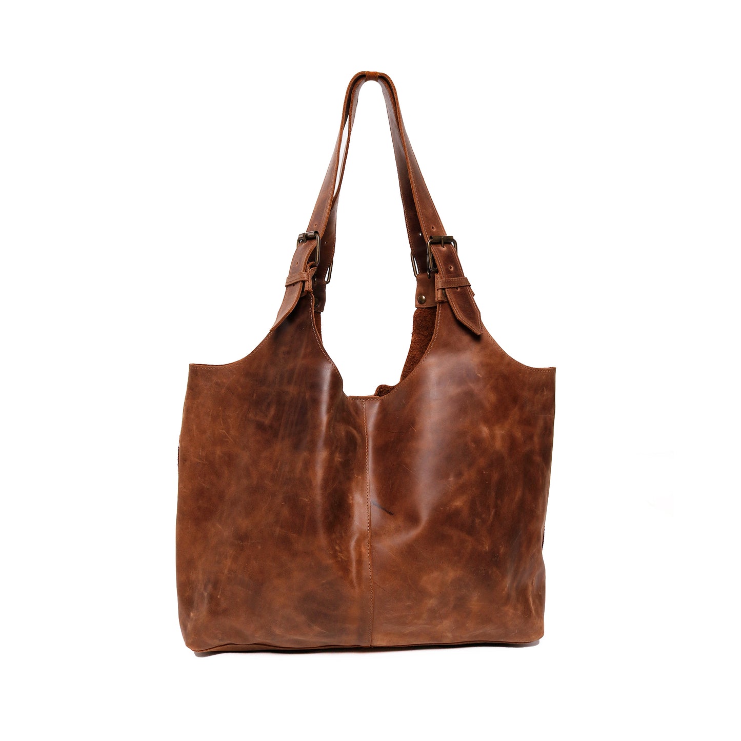 ALEJANDRA BAG - CORTE DE PLAYA - CAOBA LEATHER - NO. 10021