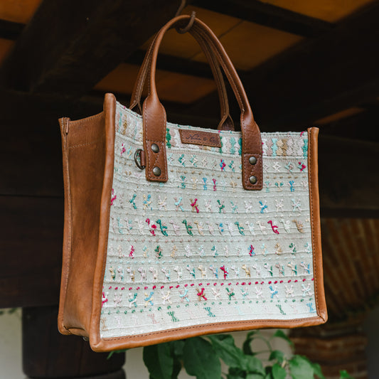 MEDIUM PERFECT TRAVEL TOTE - OOAK - AUBURN - NO. 12575