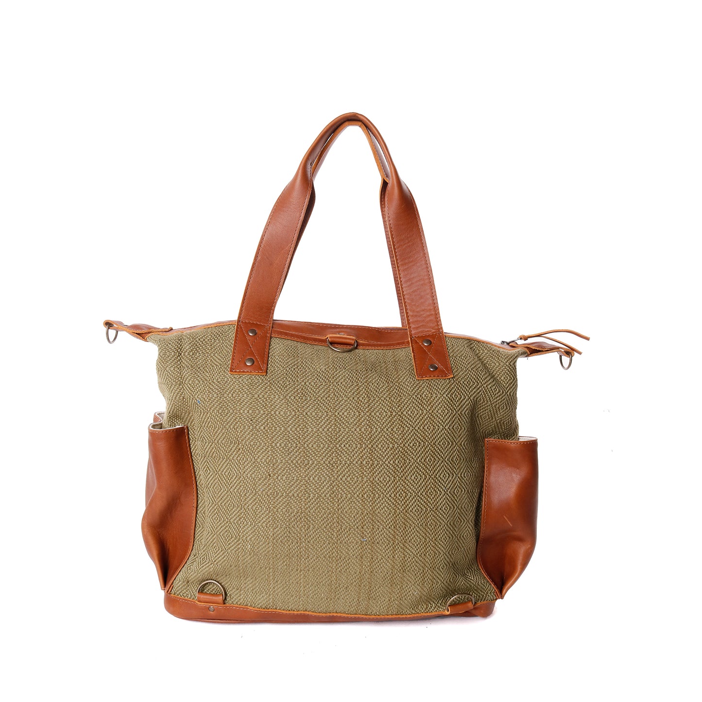 OG REVIVAL MEDIUM CONVERTIBLE DAY BAG - OLIVE SUNSET - CAFE