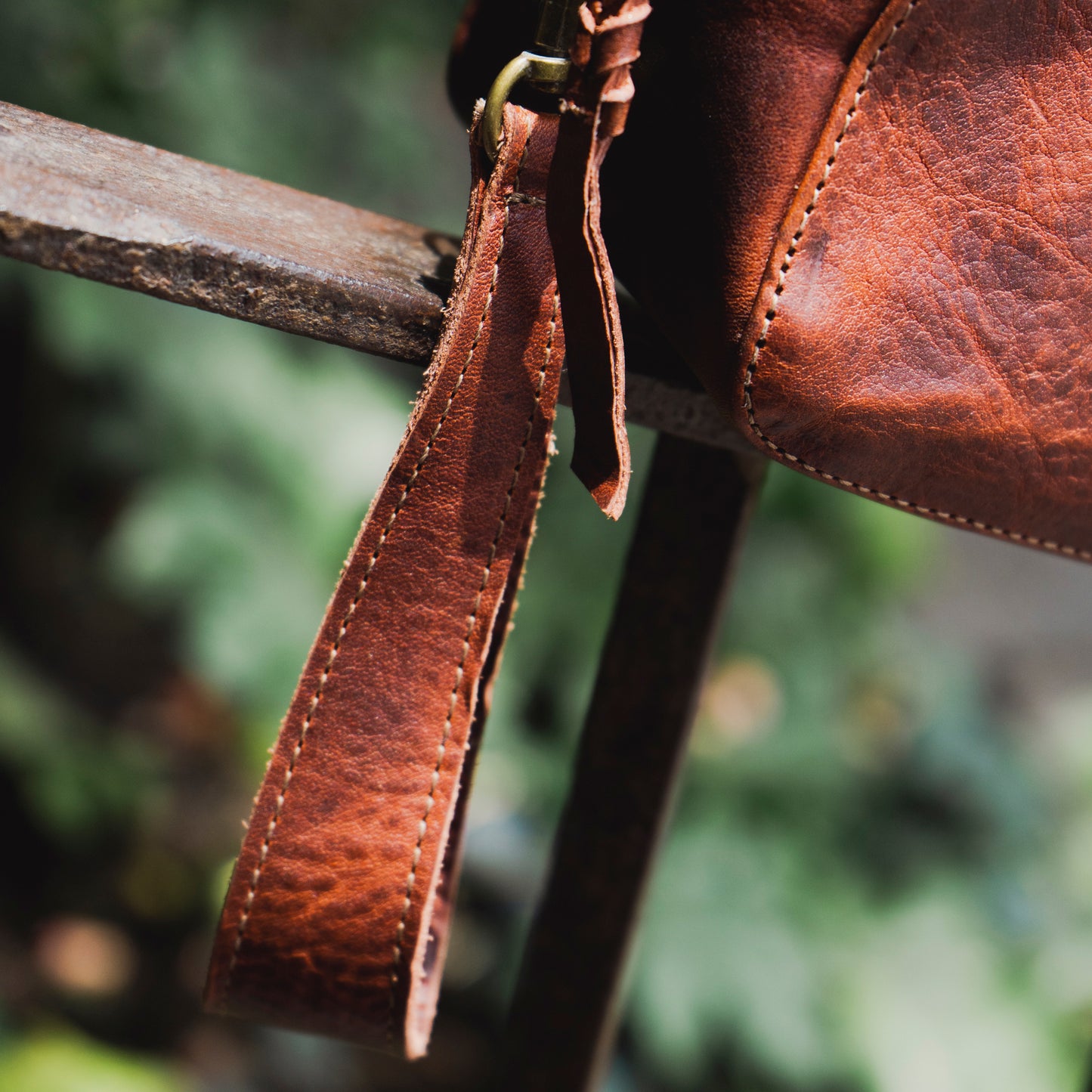 ESSENTIALS BAG - FULL LEATHER - COPPER