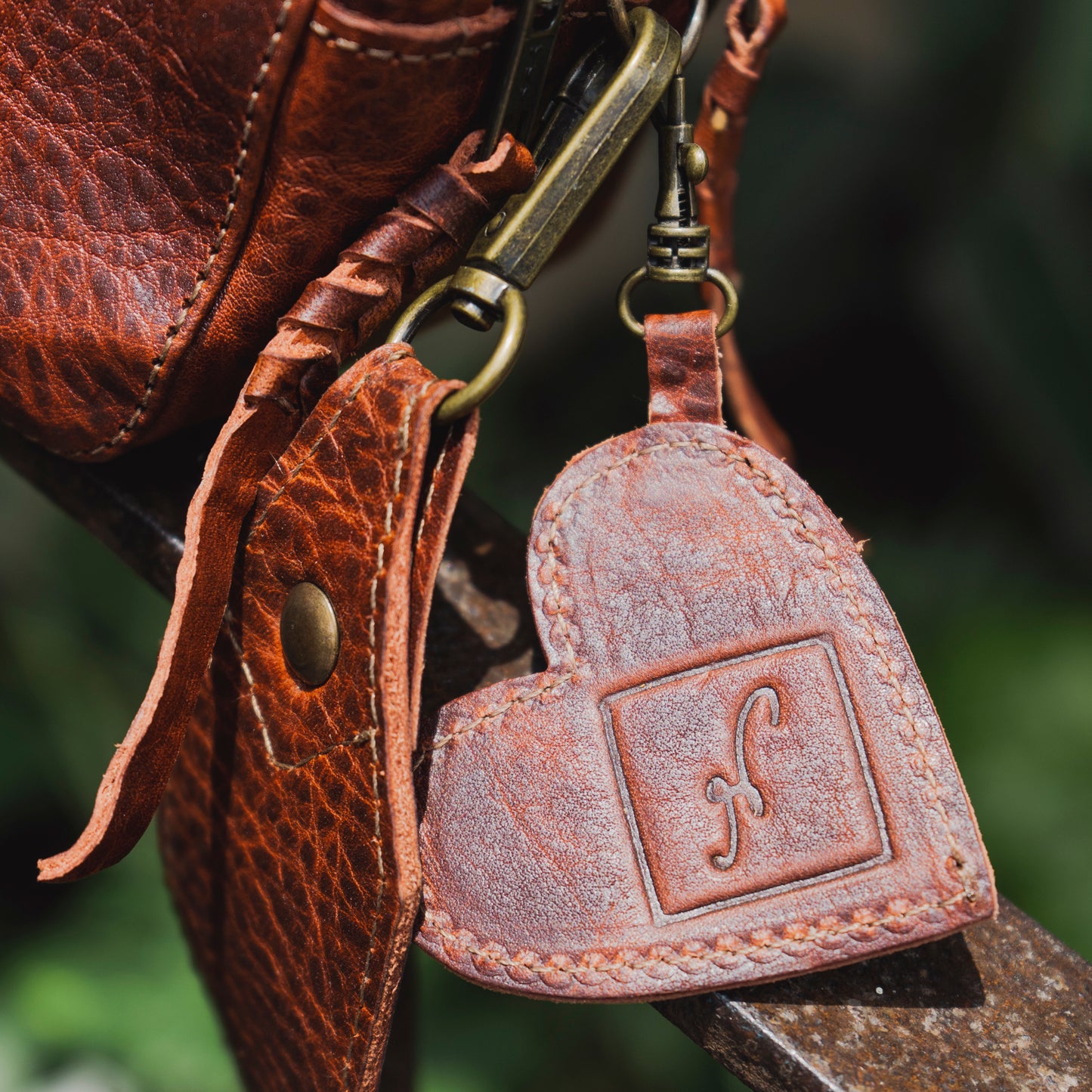 ESSENTIALS BAG - FULL LEATHER - COPPER