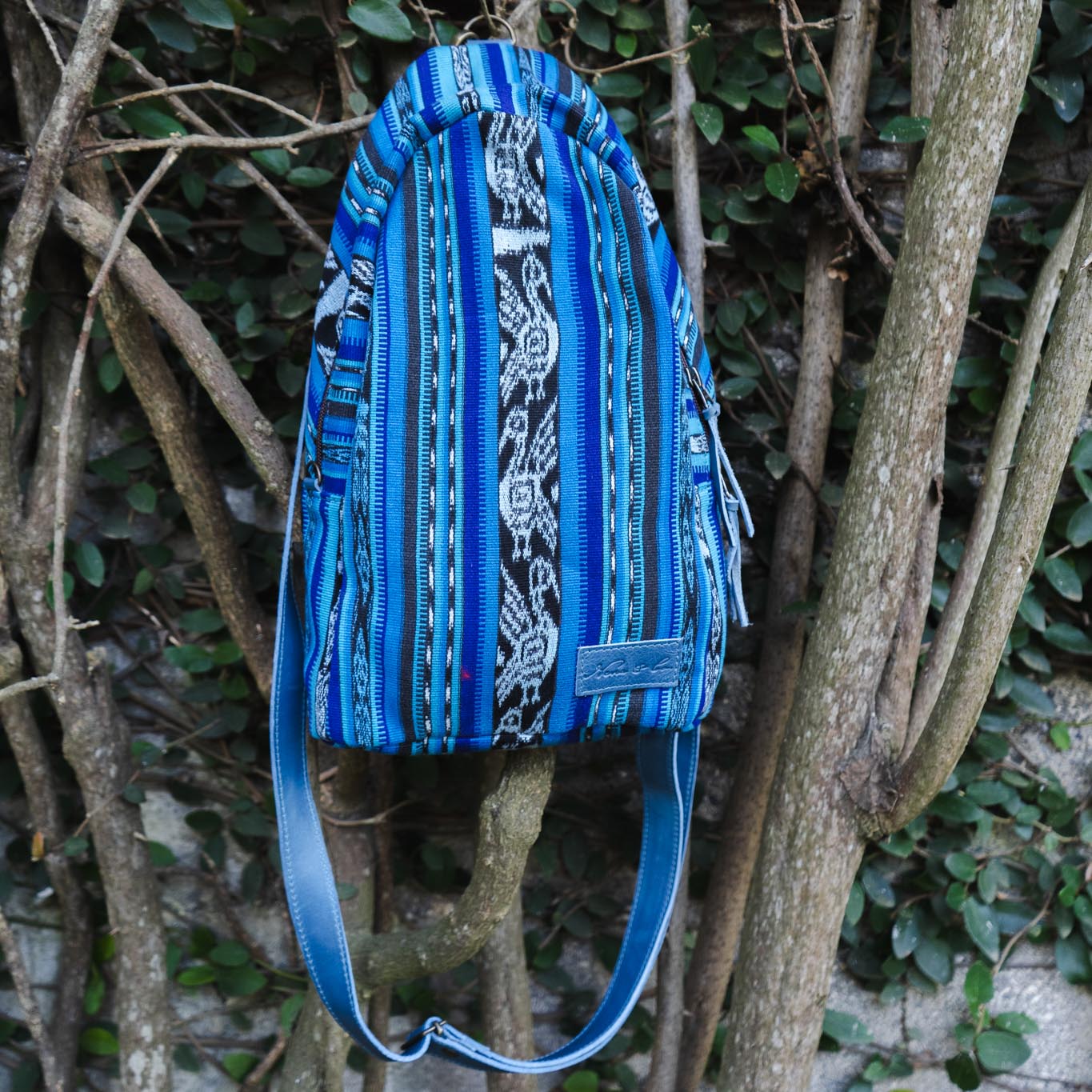 LARGE CROSSBODY SLING - CORTE - CERULEAN - NO. 14874