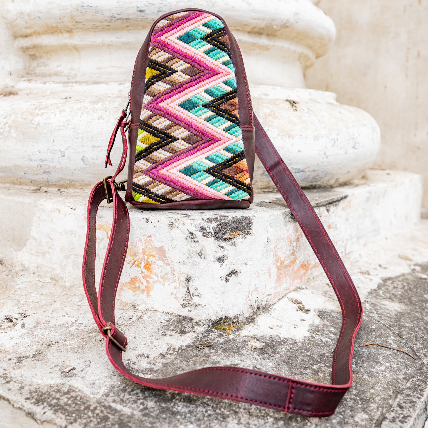 2.0 CROSSBODY SLING - SMALL - H&S PANEL - VINO TINTO - NO. 15204