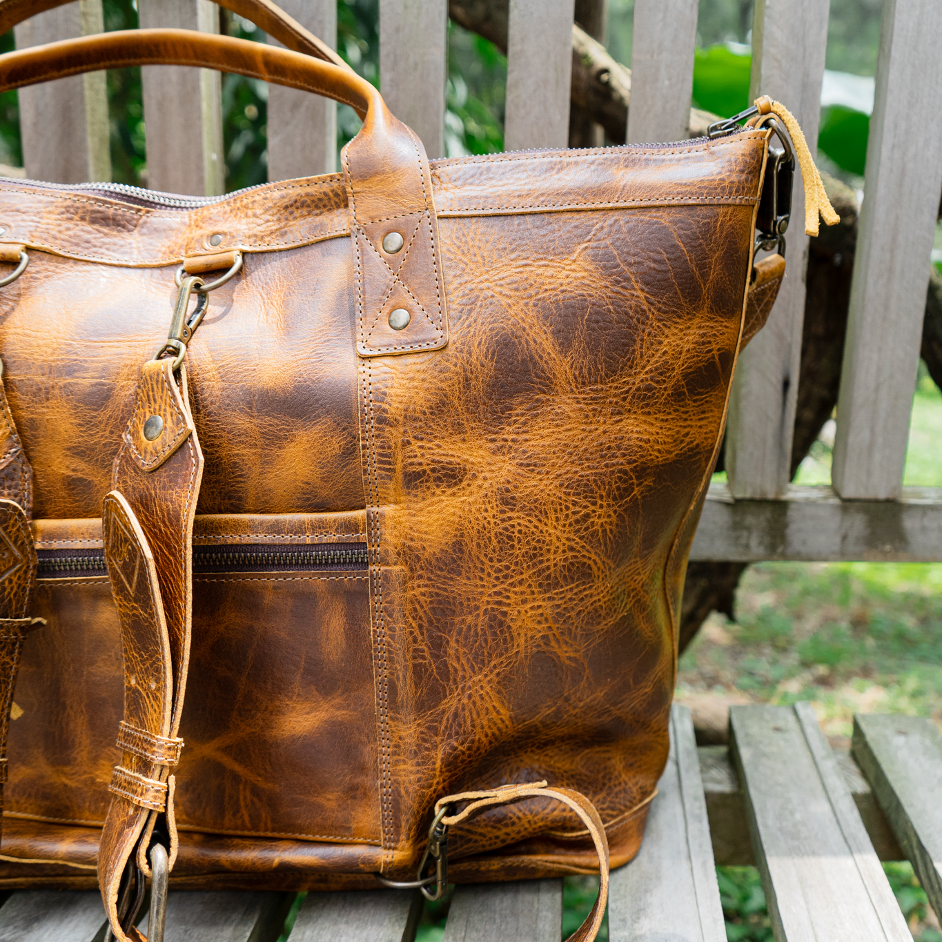 THE PERFECT WEEKENDER - FULL LEATHER - WRANGLER