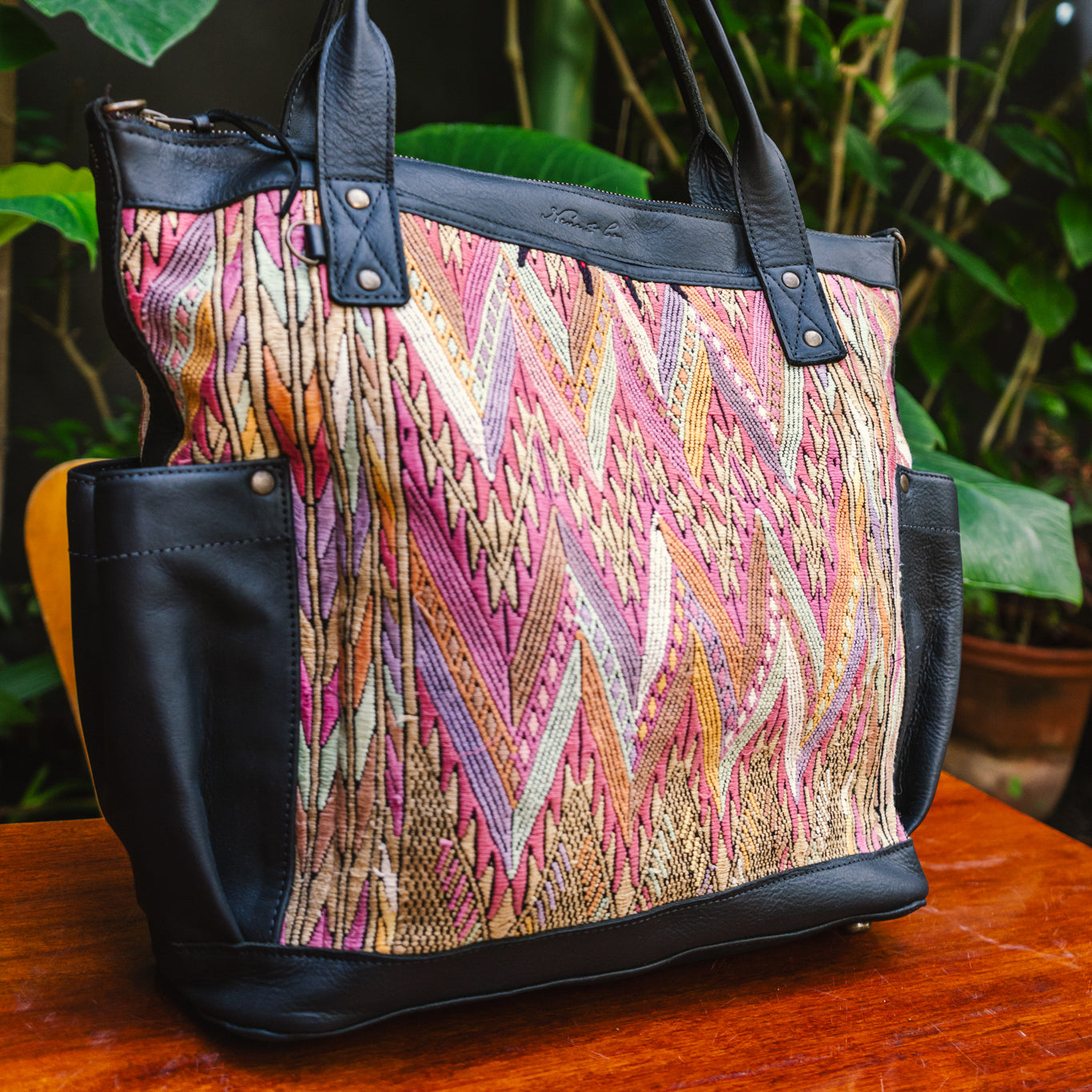 THE PERFECT BAG - OOAK HUIPIL - BLACK - NO. 12687