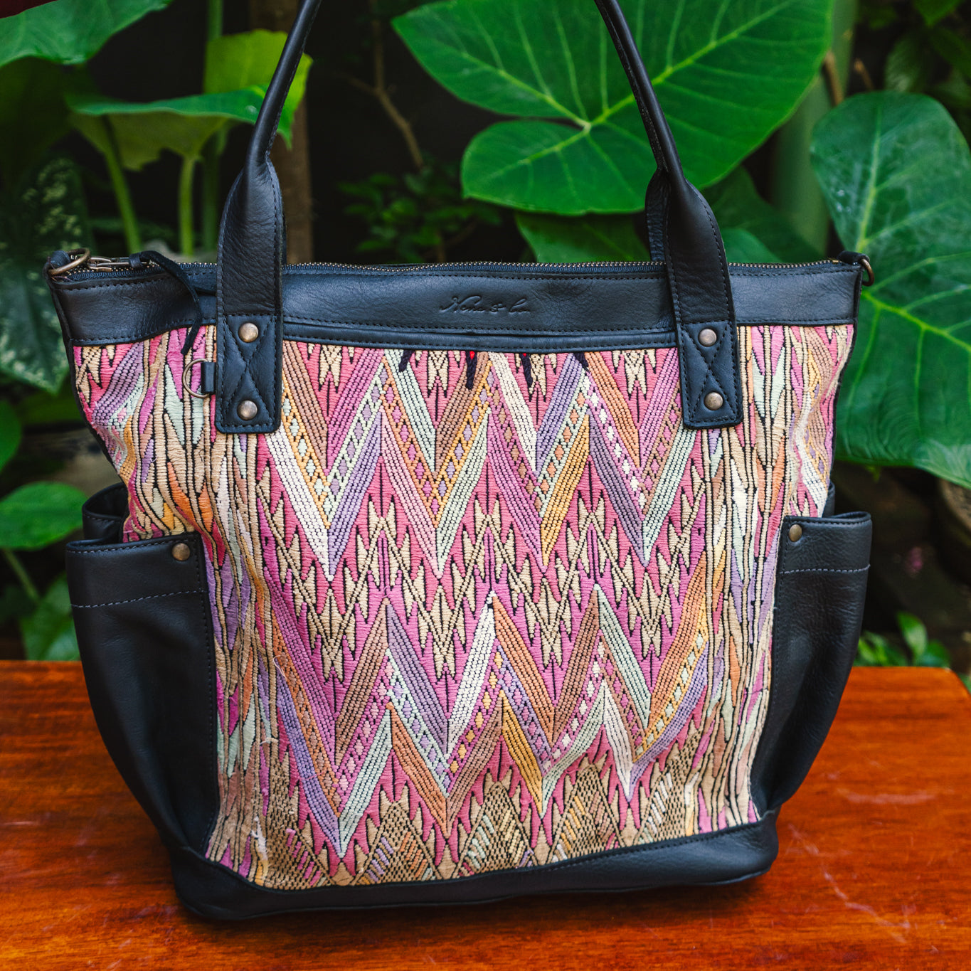 THE PERFECT BAG - OOAK HUIPIL - BLACK - NO. 12687