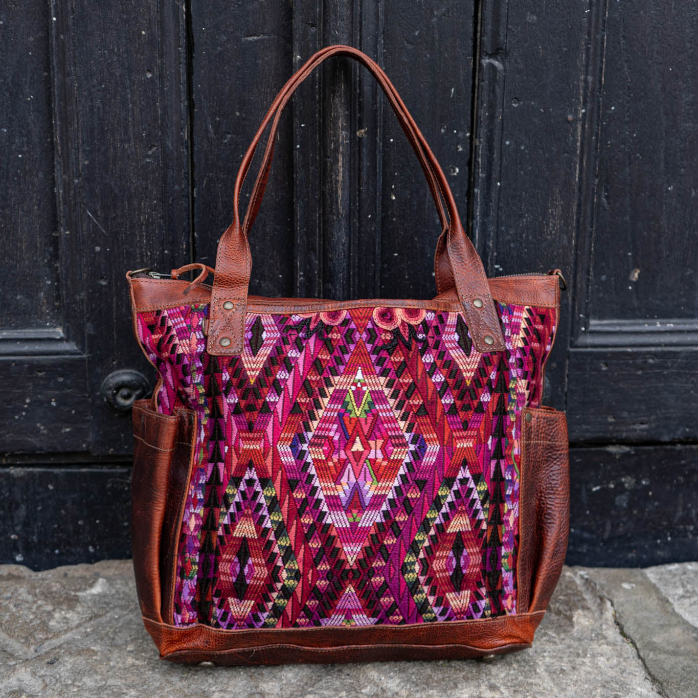 THE PERFECT BAG - OOAK HUIPIL - COPPER - NO. 14212