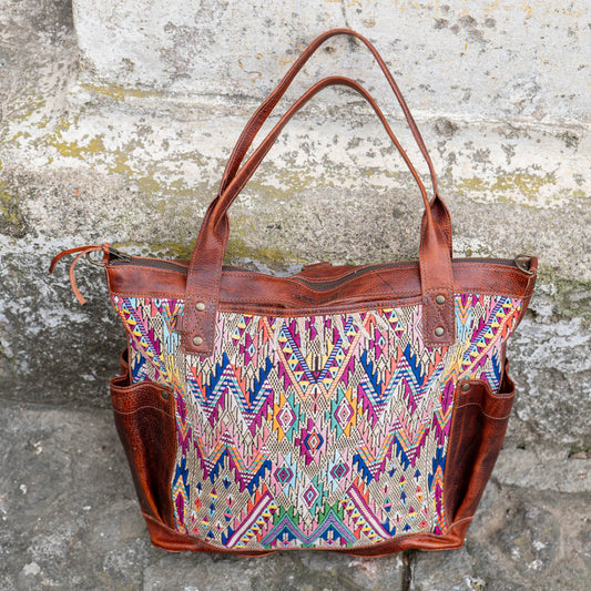 THE PERFECT BAG - OOAK HUIPIL - COPPER - NO. 14213