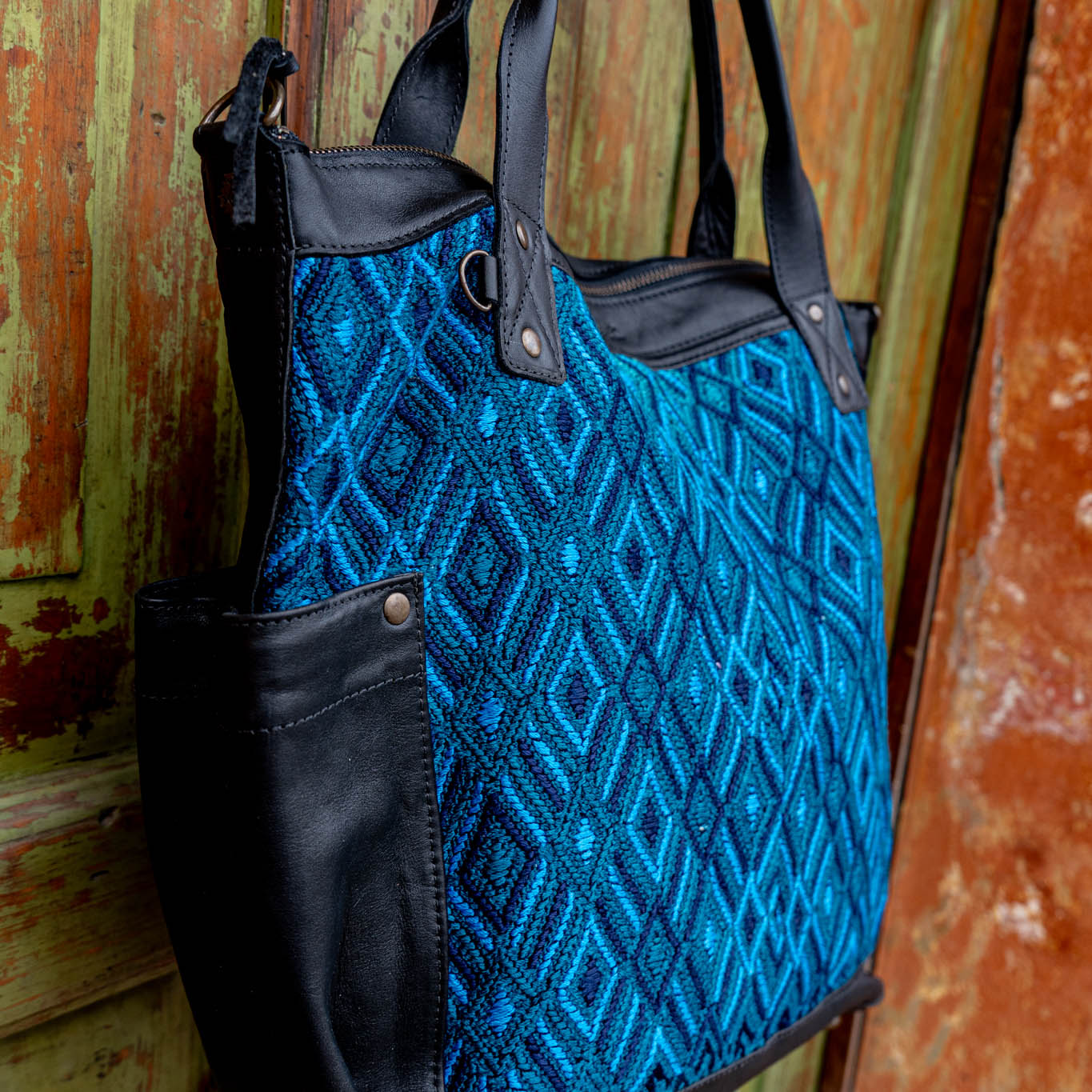 THE PERFECT BAG - OOAK HUIPIL - BLACK - NO. 14229