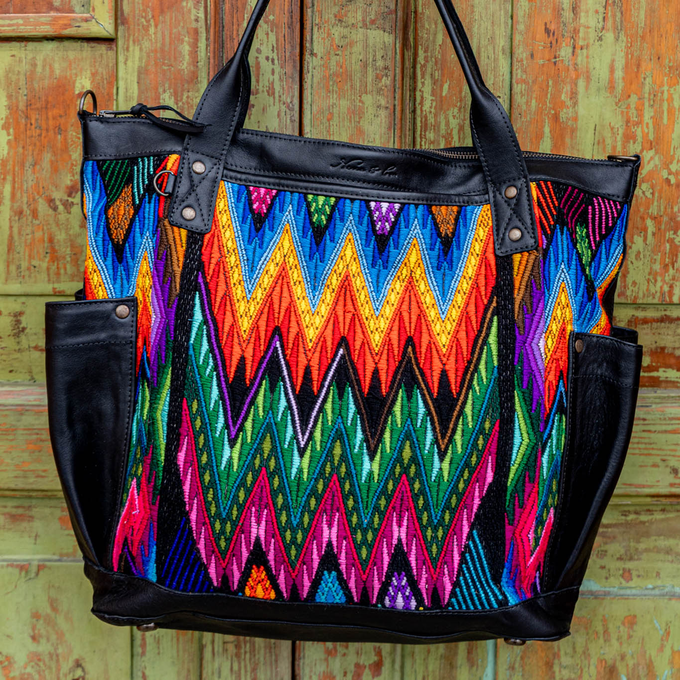 THE PERFECT BAG - OOAK HUIPIL - BLACK - NO. 14225