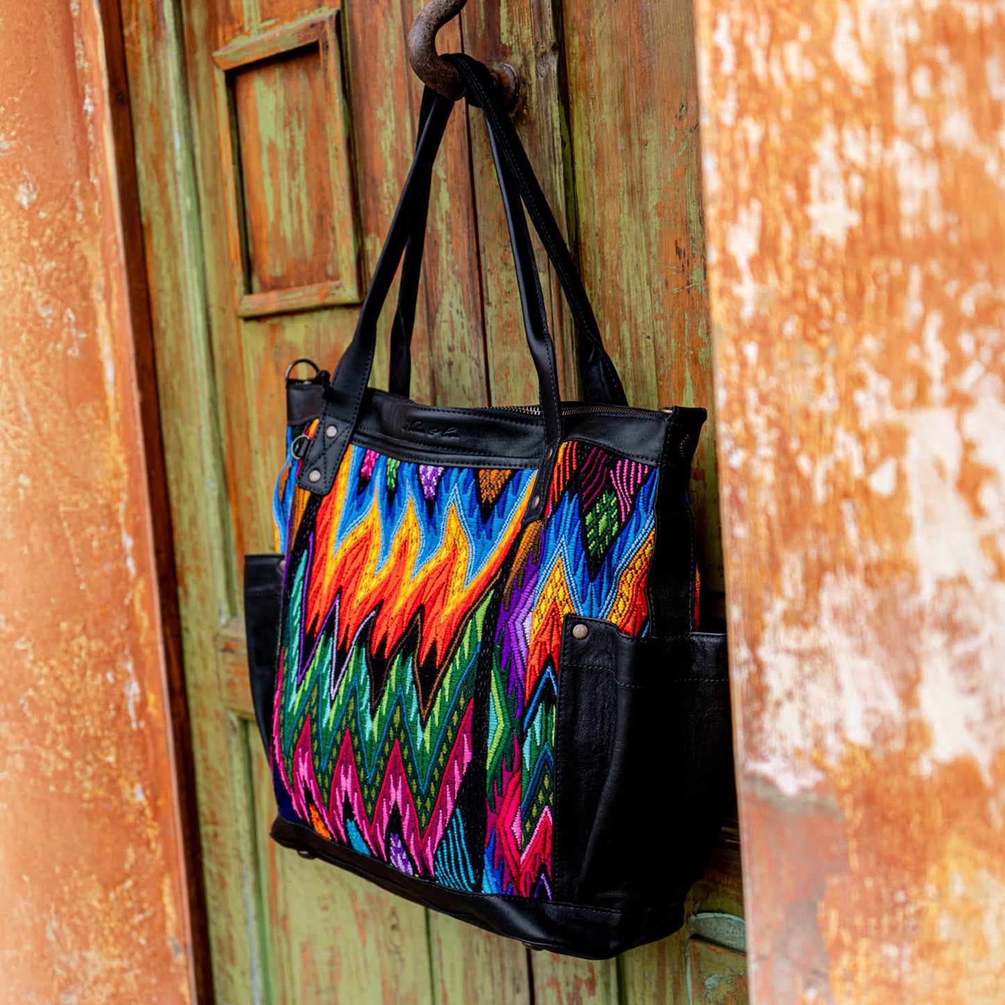 THE PERFECT BAG - OOAK HUIPIL - BLACK - NO. 14225