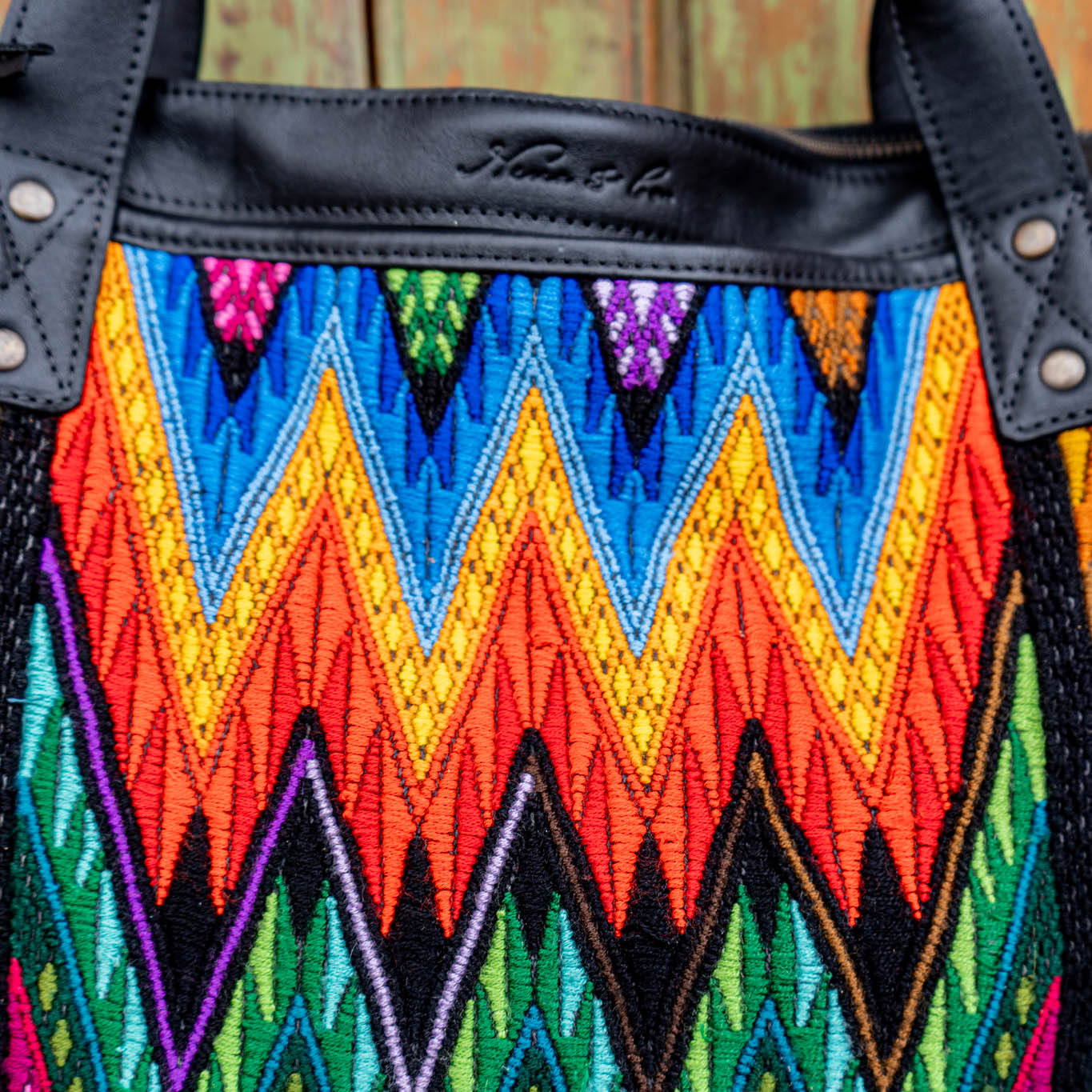 THE PERFECT BAG - OOAK HUIPIL - BLACK - NO. 14225