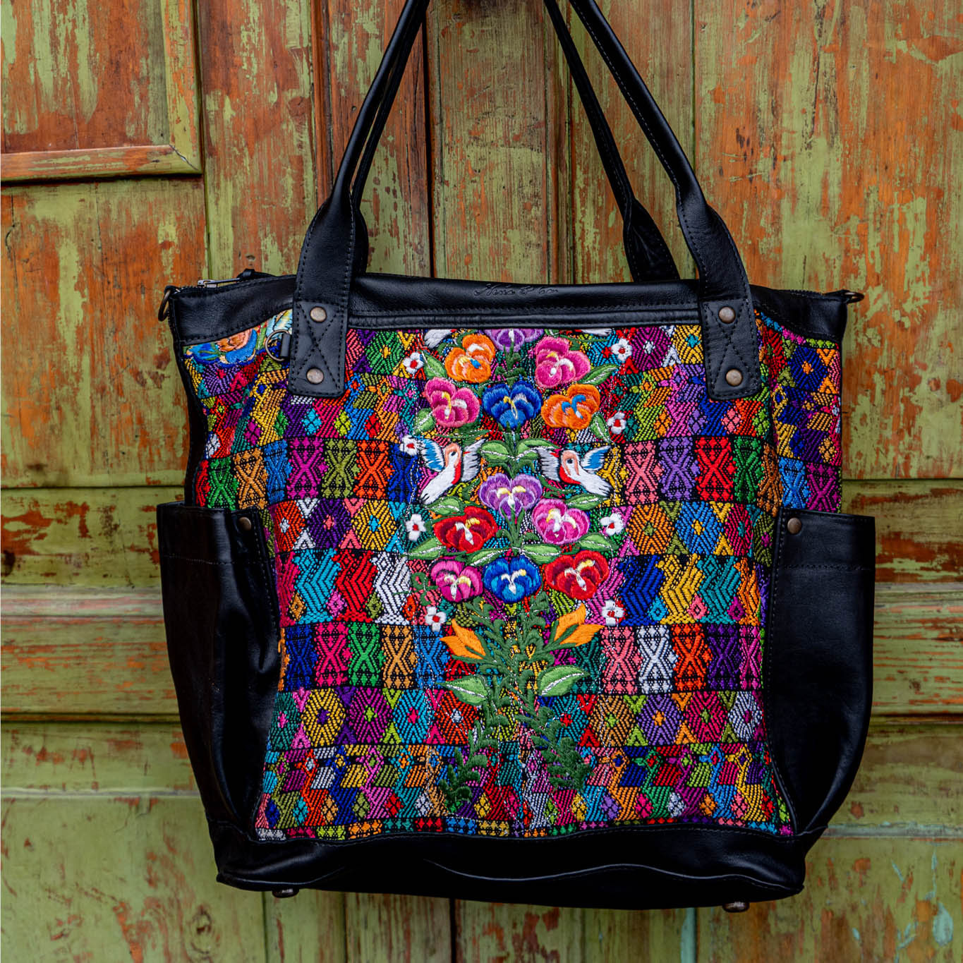 THE PERFECT BAG - OOAK HUIPIL - BLACK - NO. 14224