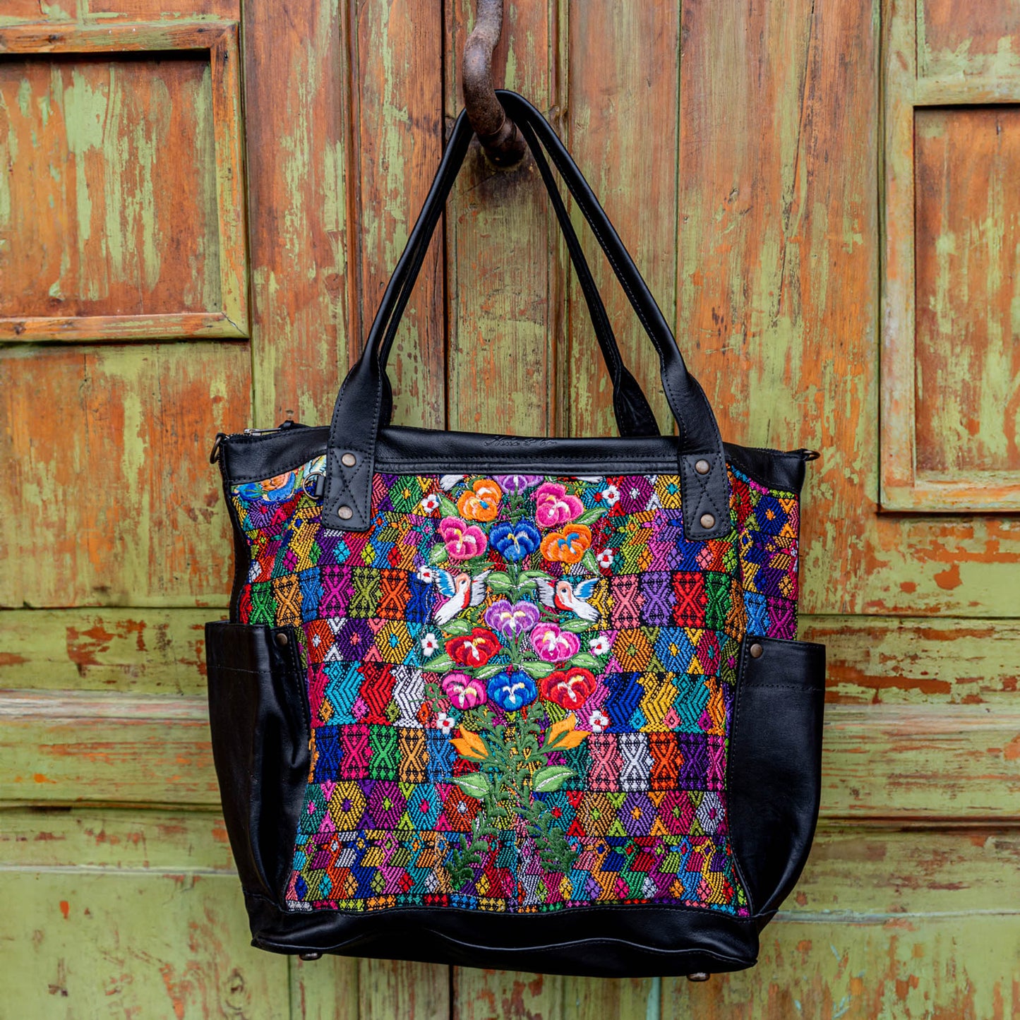 THE PERFECT BAG - OOAK HUIPIL - BLACK - NO. 14224