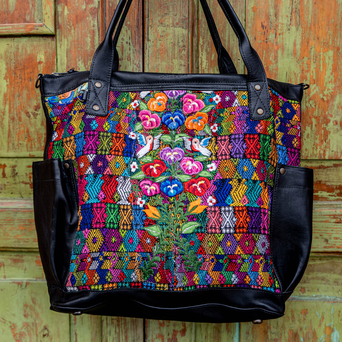 THE PERFECT BAG - OOAK HUIPIL - BLACK - NO. 14224