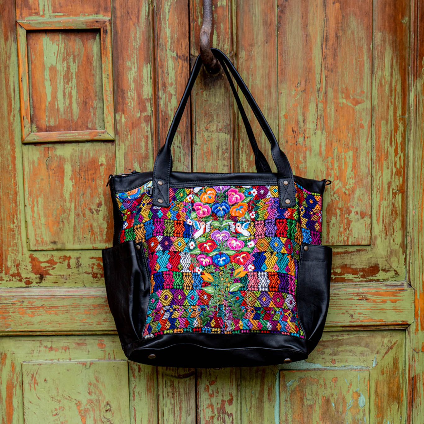 THE PERFECT BAG - OOAK HUIPIL - BLACK - NO. 14224