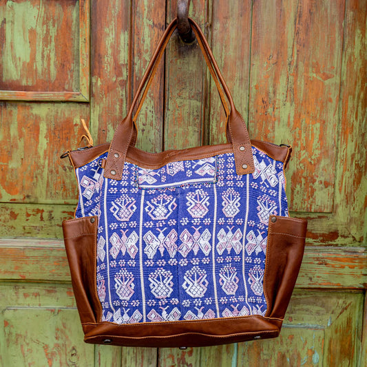 THE PERFECT BAG - OOAK HUIPIL - CAFE - NO. 14271