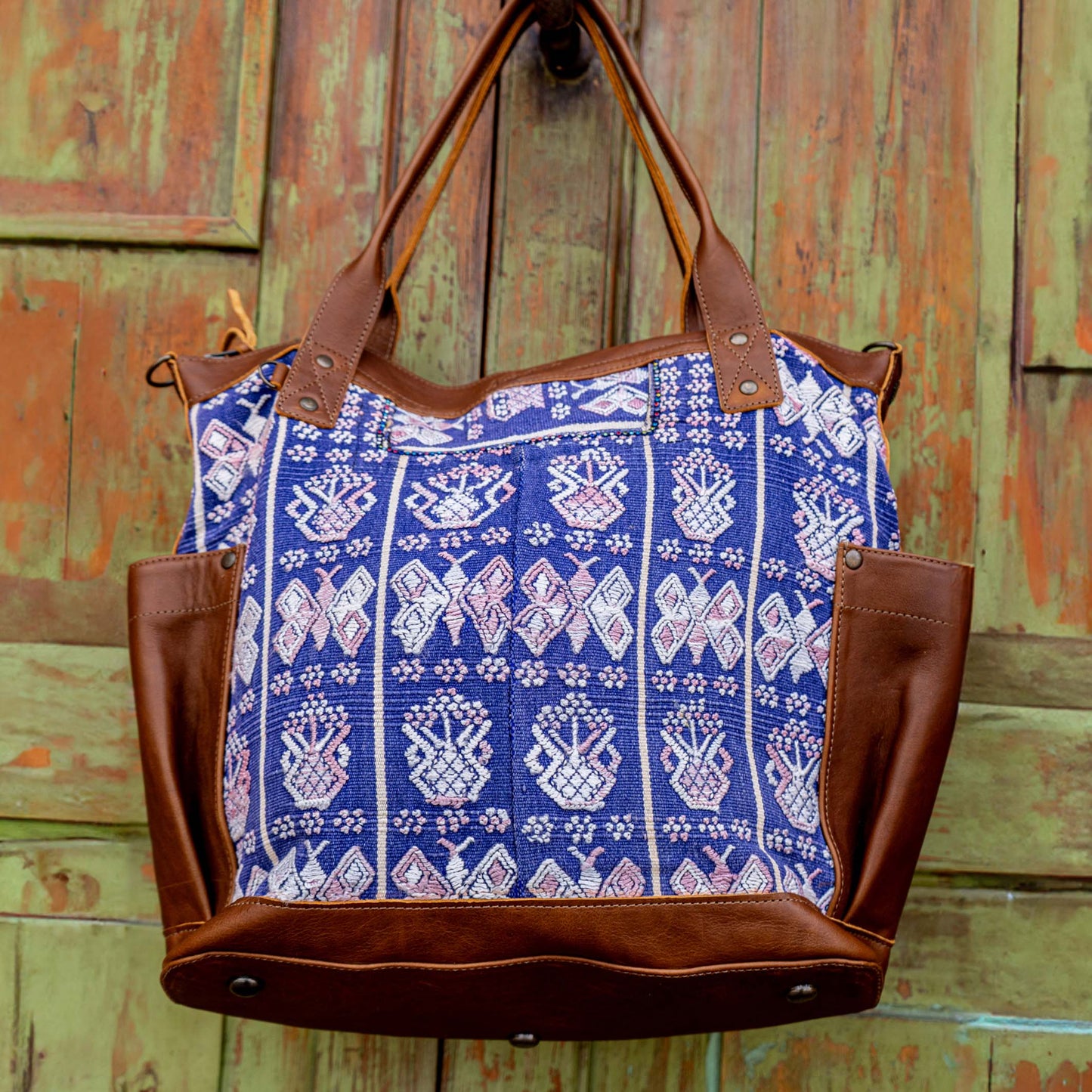 THE PERFECT BAG - OOAK HUIPIL - CAFE - NO. 14271