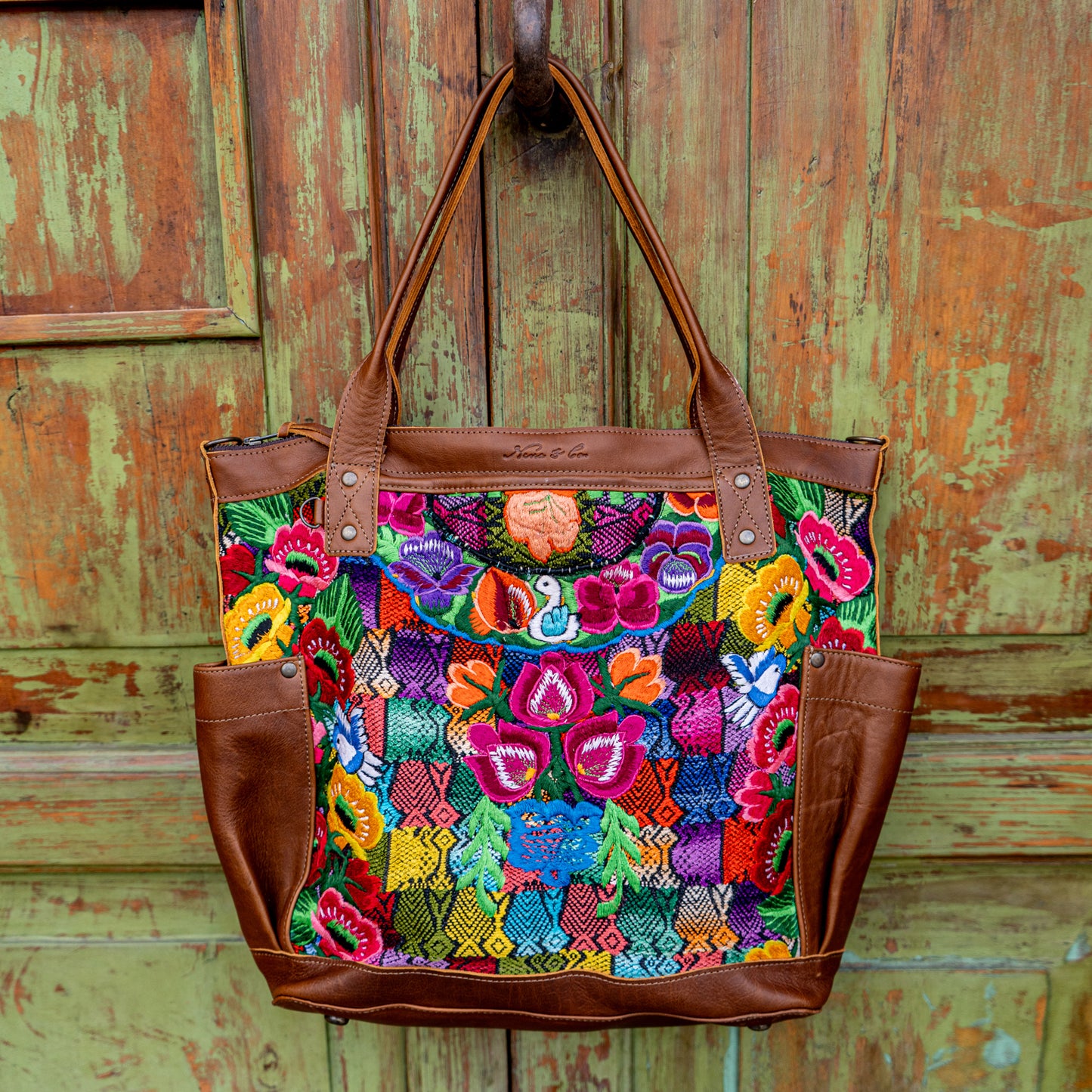 THE PERFECT BAG - OOAK HUIPIL - CAFE - NO. 14254