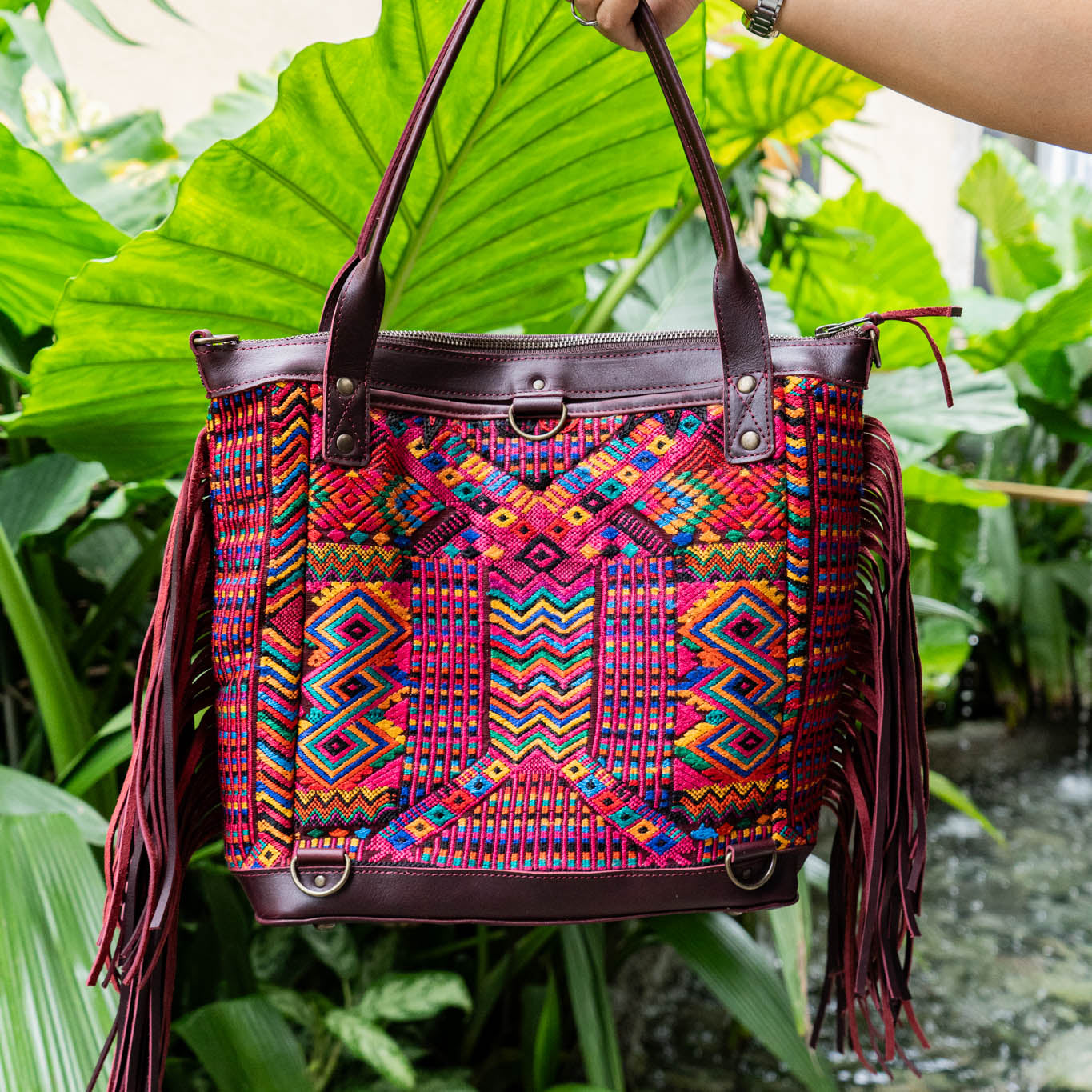 FRINGE MTPB - OOAK HUIPIL - VINO TINTO - NO. 13620