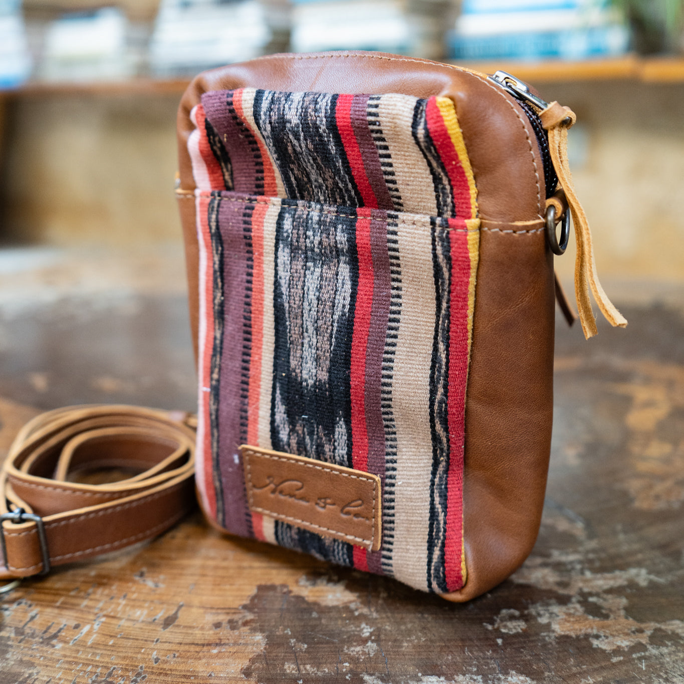 CROSSBODY TRAVEL BAG - CORTE - CAFE - NO. 13866