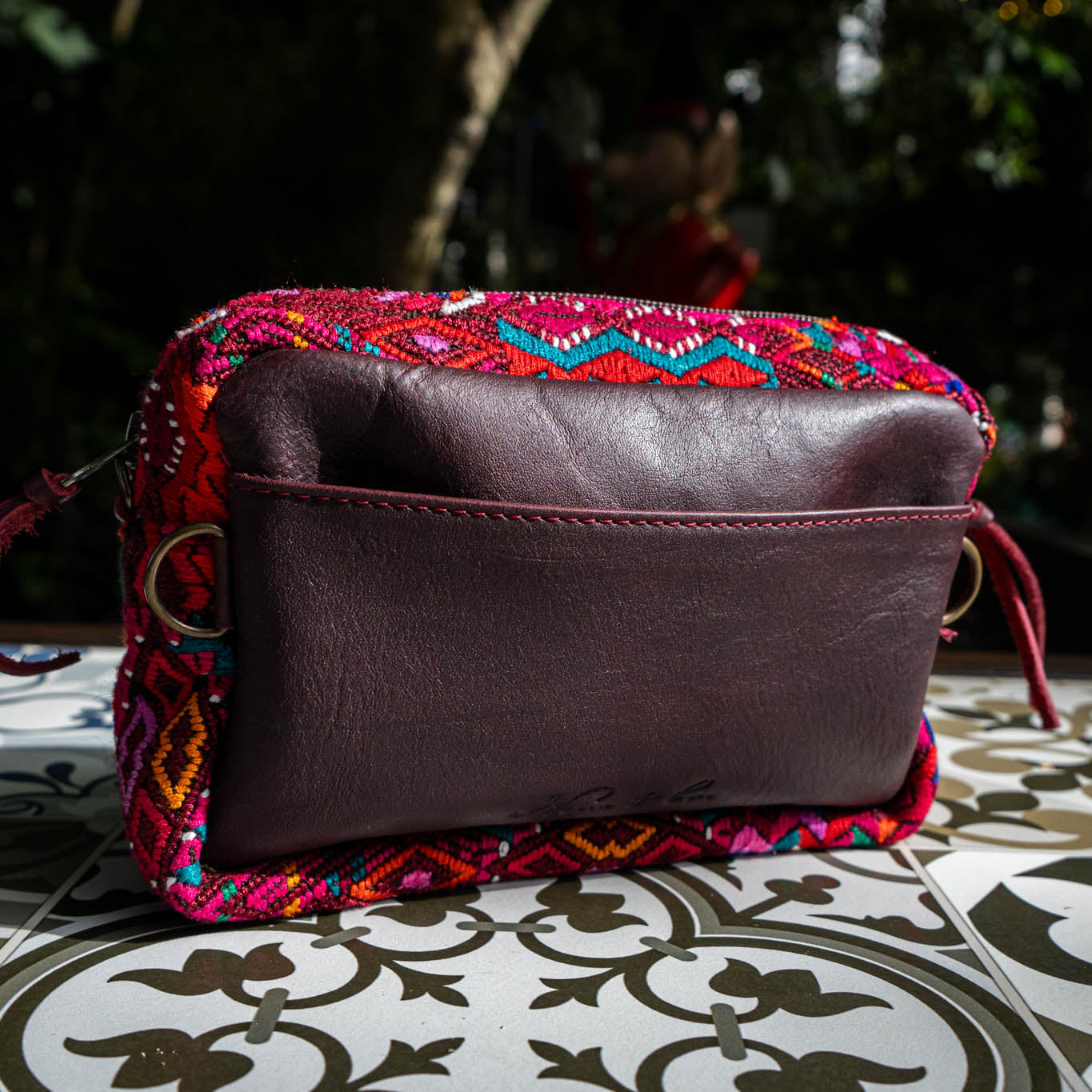 WANDER BAG - OOAK HUIPIL - VINO TINTO - NO. 14923