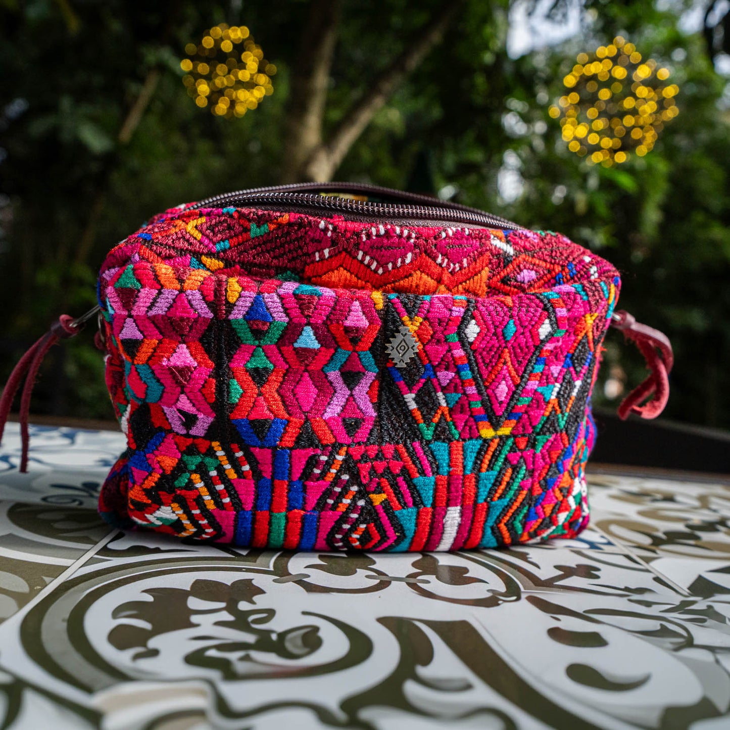 WANDER BAG - OOAK HUIPIL - VINO TINTO - NO. 14923