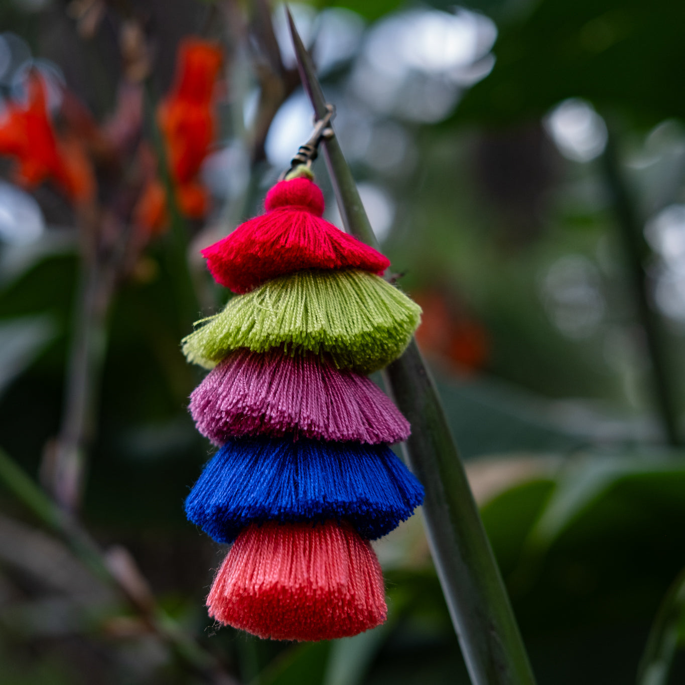 MINI WATERFALL TASSEL CHARM - ALOHA