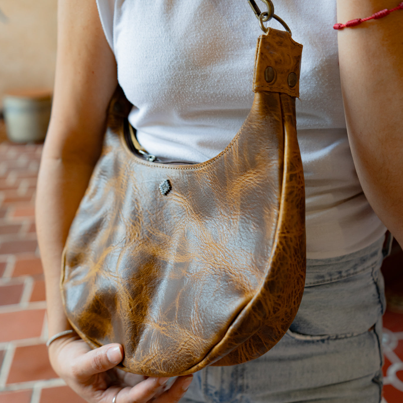 BOHO SADDLE BAG - FULL LEATHER - WRANGLER