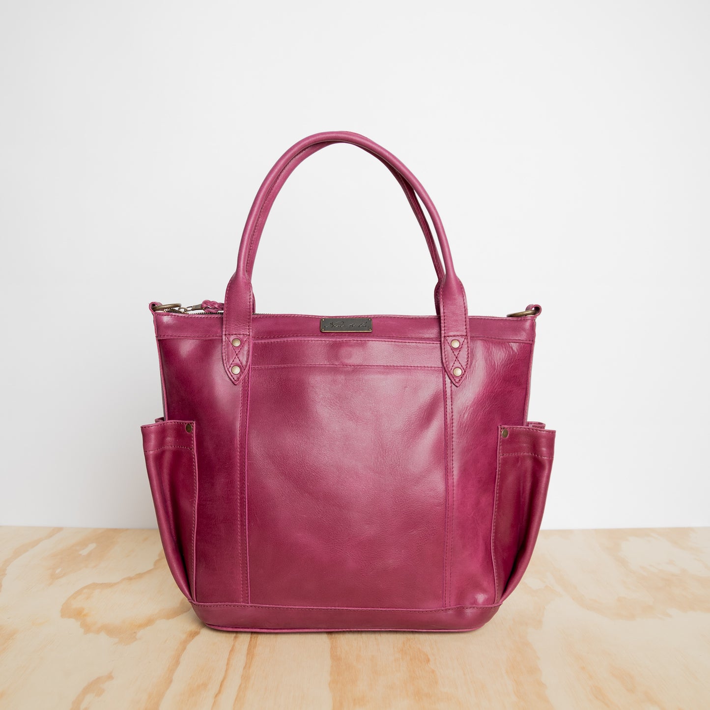 THE PERFECT BAG FULL - MEXICO COLLECTION - SANGRIA FULL LEATHER