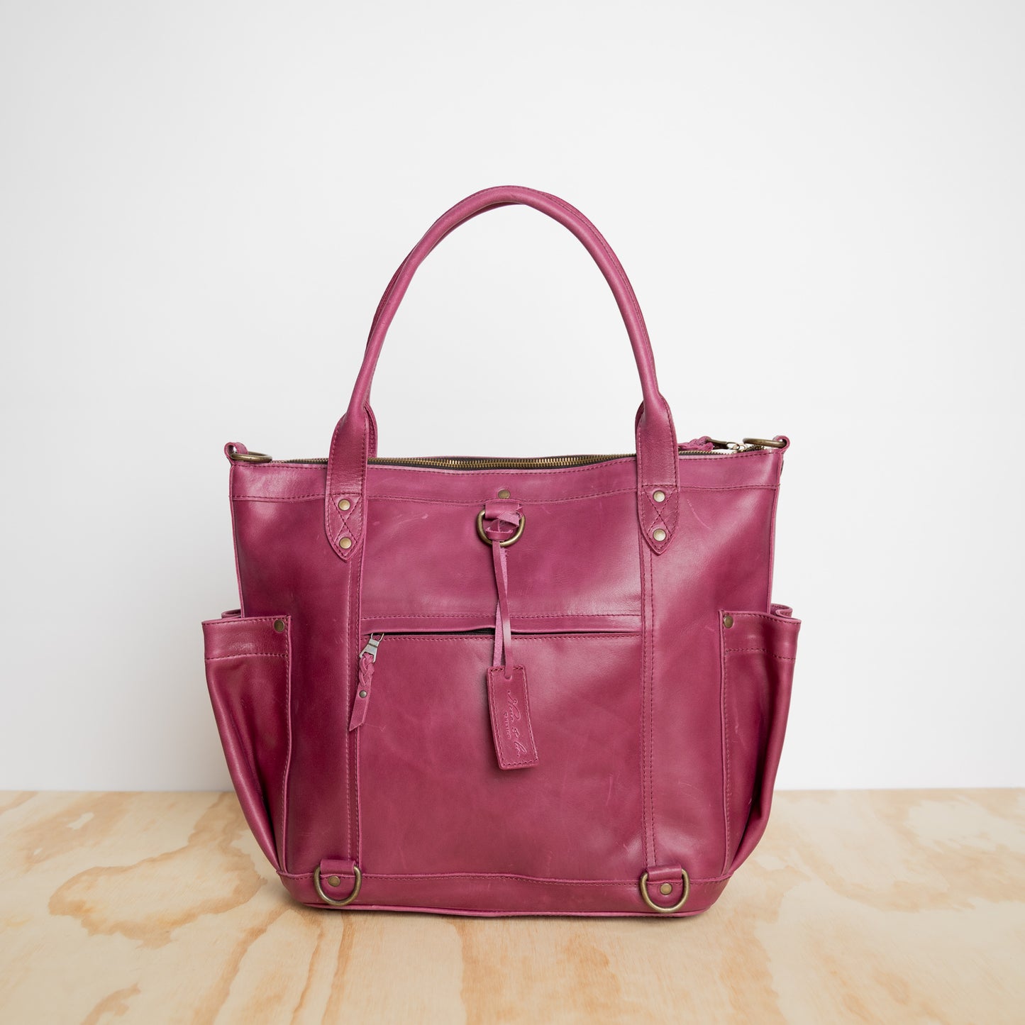 THE PERFECT BAG FULL - MEXICO COLLECTION - SANGRIA FULL LEATHER