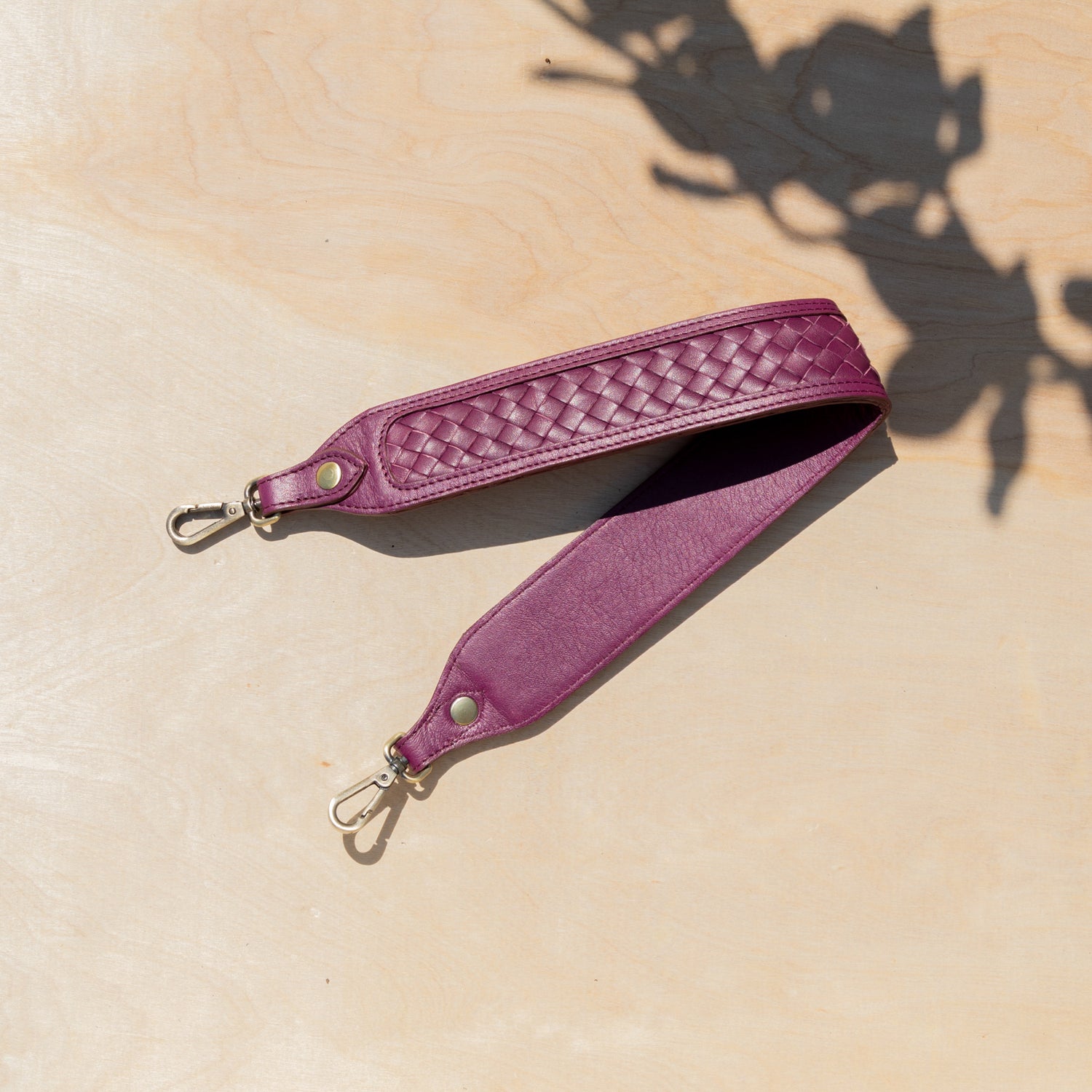 SHOULDER STRAP - MOROCCO WOVEN COLLECTION - GRAPE – Nena & Co.