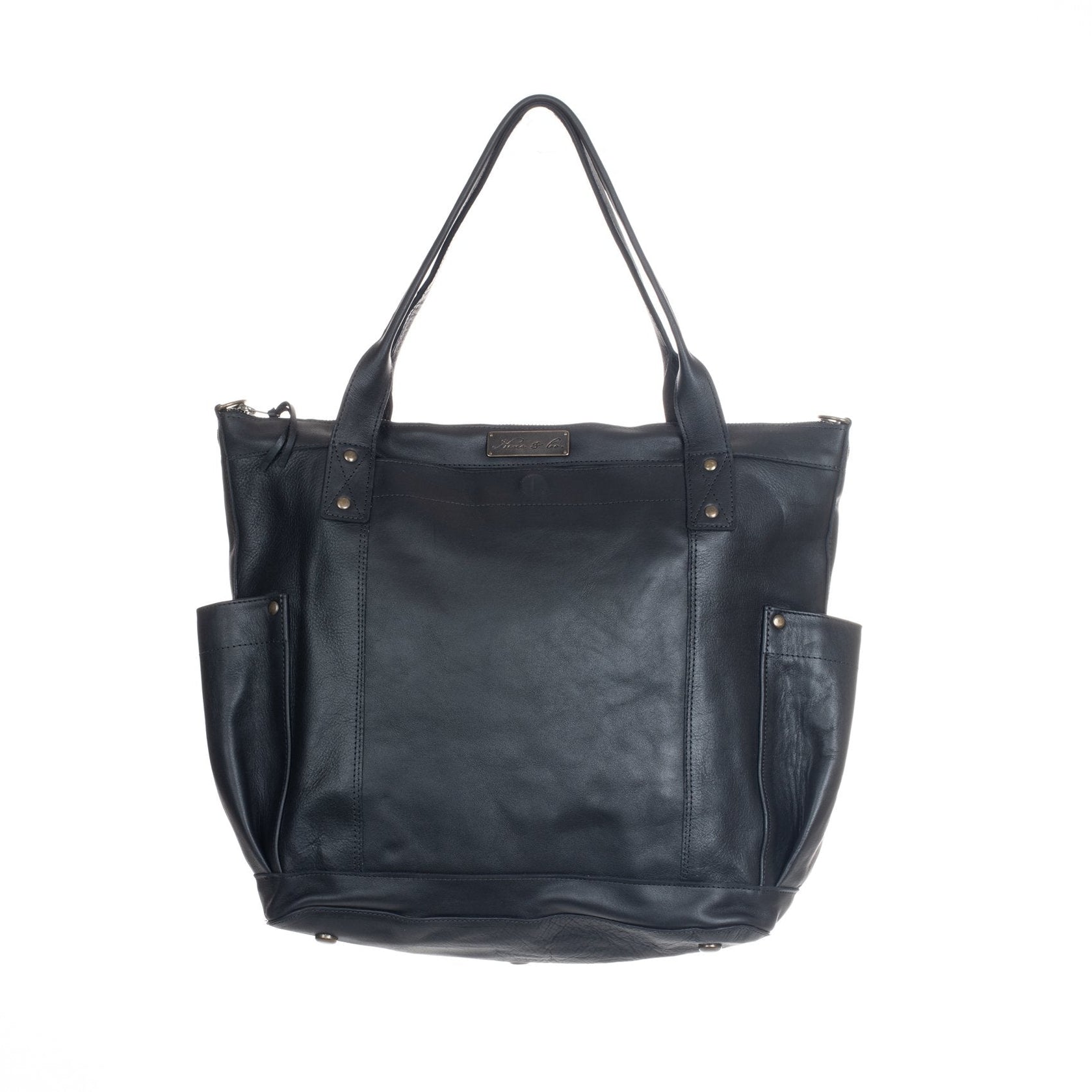 THE PERFECT BAG FULL - FULL LEATHER COLLECTION - BLACK – Nena & Co.