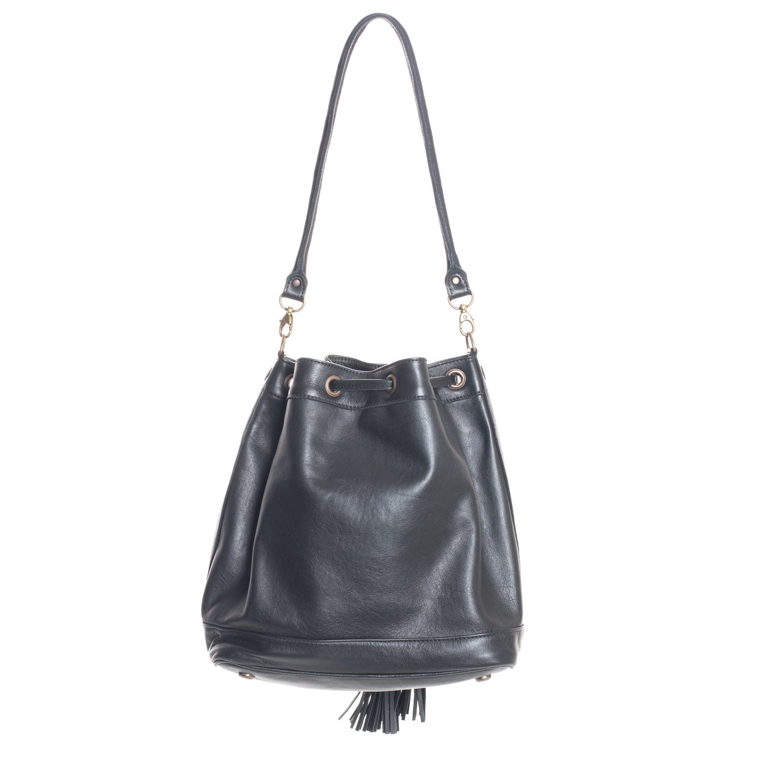 Co - Small Pebbled Leather Bucket Bag