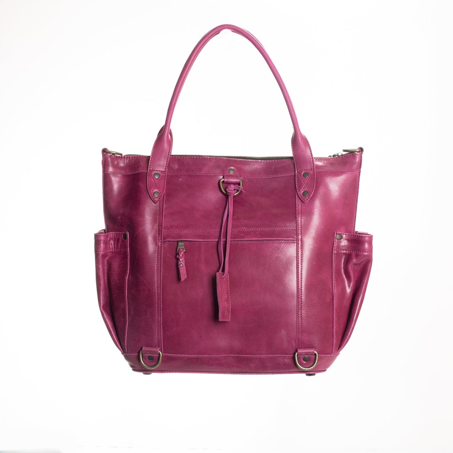 THE PERFECT BAG FULL - MEXICO COLLECTION - SANGRIA FULL LEATHER