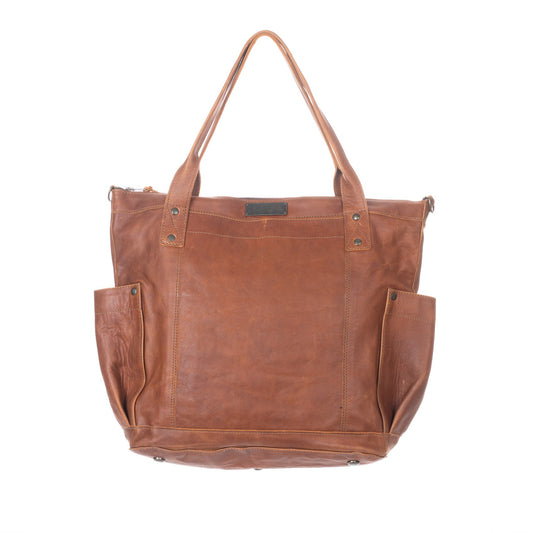 THE PERFECT BAG - FULL LEATHER - CAFE