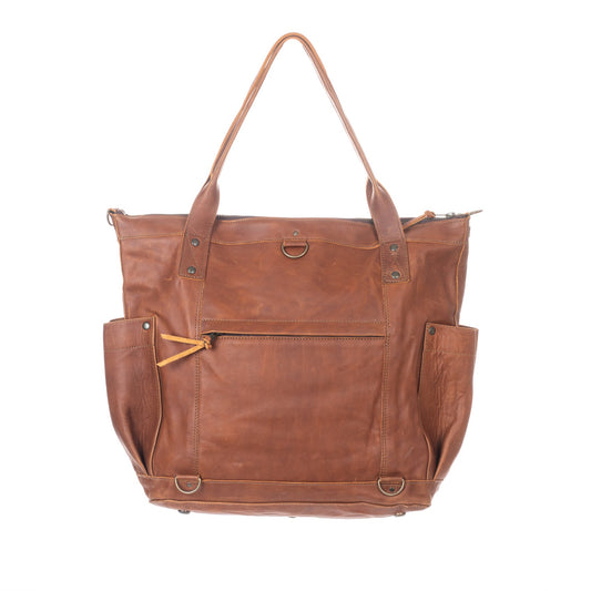 THE PERFECT BAG - FULL LEATHER - CAFE