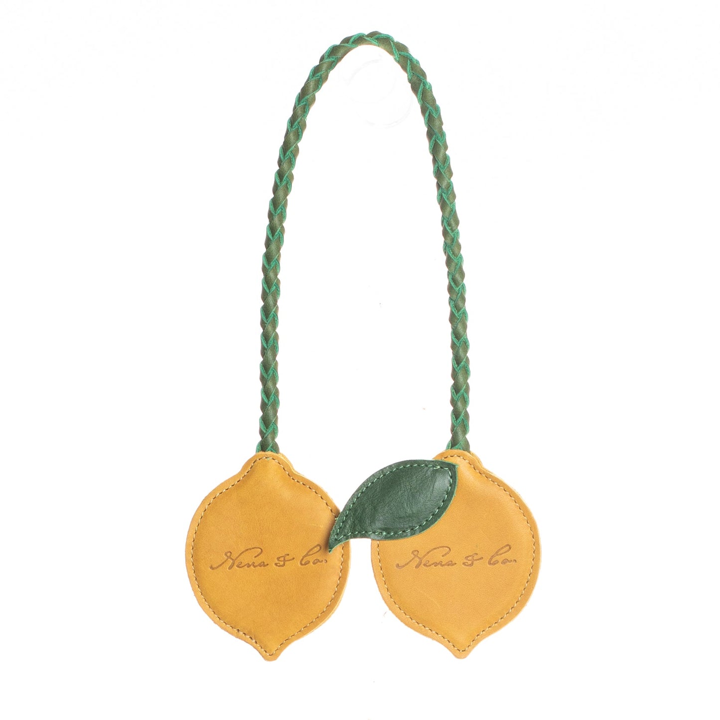 LEMON TASSEL CHARM - ACCESSORIES COLLECTION - MUSTARD & EMERALD