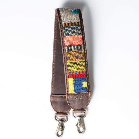 MEDIUM LENGTH STRAP - MEXICO COLLECTION - HANDWOVEN TEXTILE - NO. 17360